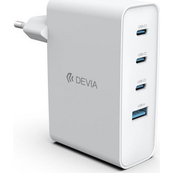 Devia RCE-10001 Φορτιστής χωρίς Καλώδιο με Θύρα USB-A & 3 Θύρες USB-C 100W Quick Charge 3.0 & Power Delivery