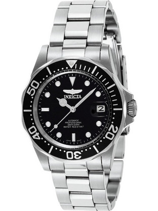 Invicta Pro Diver Ανδρικό Ρολόι Αυτόματο με Ασημί Μεταλλικό Μπρασελέ 8926