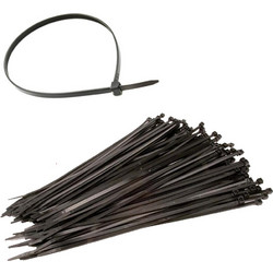 Δεματικά Καλωδίων 100τμχ 200x4mm EP-60478B-100 σε Μαύρο Χρώμα