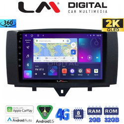 LM Digital ZB8587 Ηχοσύστημα Αυτοκινήτου με Οθόνη Αφής USB Bluetooth & GPS