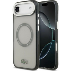 LACOSTE Etui Shockproof Transparent Frosted Magsafe Do Iphone Air Szary - (LCHMP17MUGCOG)