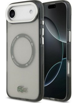 LACOSTE Etui Shockproof Transparent Frosted Magsafe Do Iphone Air Szary - (LCHMP17MUGCOG)
