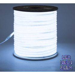 NEOTUBE 70590 Ταινία Neon Flex LED 12W/m 1080lm/m 360 DC 220-240V Αδιάβροχο IP65 120 x SMD2835 Chip/m Ψυχρό Λευκό 6000K Dimmable - Sanan SMD Chip - Μ100 x Π1.3 x Υ1.3