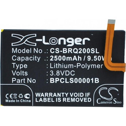 X-Longer 3.8V 2.5Ah Li-Po μπαταρία για Blackberry Classic, Kopi, Q20