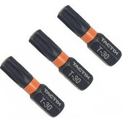 ΜΥΤΕΣ TORX IMPACT TORSION T30Χ25mm TACTIX (ΣΕΤ 3ΤΕΜ.) (455406)