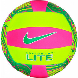 NIKE ALL COURT LITE VOLLEYBALL DEFLATED HYPER PINK/VOLT/GREEN SHOCK