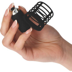 Δονητικό Δαχτυλίδι Πέους Ergonomic Cage 8cm