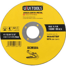 UYUSTOOLS ΔΙΣΚΟΣ ΚΟΠΗΣ ΑΝΟΞΕΙΔΩΤΩΝ ΜΕΤΑΛΛΩΝ 125X1.2X22.23mm DCM505