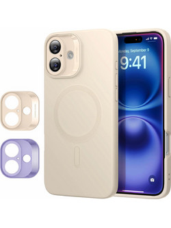 ESR Cloud Soft HaloLock MagSafe Θήκη iPhone 16 Light Tan