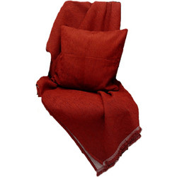 Ριχτάρι Τριθέσιο 170x280 Chenille Palatex Pebble- Bordeaux