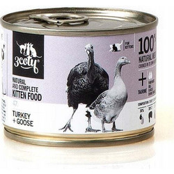 3coty Υγρή Τροφή για Γάτες με Γαλοπούλα 180gr