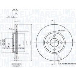 Magneti Marelli Δισκόπλακα - 360406029401