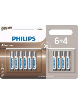 Philips Long Lasting Power AAA 10τμχ