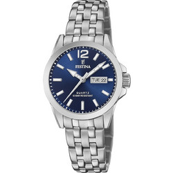 Festina Γυναικείο Ρολόι με Ασημί Μεταλλικό Μπρασελέ F20455/3