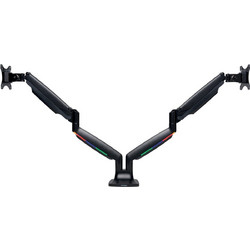 Kensington - OneTouch SmartFit Monitor arm dual - Black