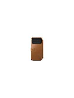 Nomad Modern Leather Folio, english tan - iPhone 17 Pro Max