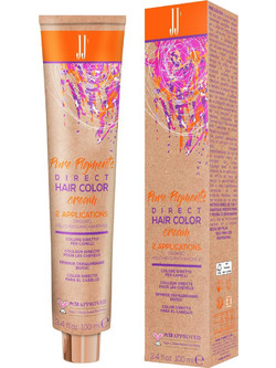 JJ's Pure Pigments Direct Hair Color Cream Green Dew Μόνιμη Βαφή Μαλλιών 100ml