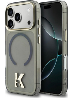 Karl Lagerfeld Back Cover IML K Head Logo MagSafe Black (iPhone 17 Pro Max)