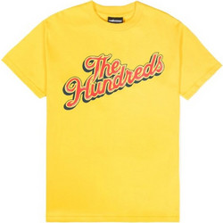 THE HUNDREDS Men Moon Slant T-Shirt - YELLOW - T21F101034-08