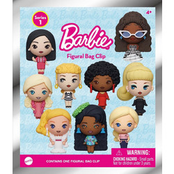 Barbie - Series 1 Foam Bag Clip Μπρελόκ (Τυχαίο Περιεχόμενο)