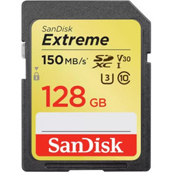 Sandisk Exteme SDXC 128GB Class 10 U3 V30 UHS-I 150MB/s