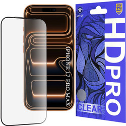 Lito D+ Pro Clear Tempered Glass Black (iPhone 17 Pro Max)