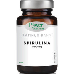 Power Health Platinum Range Spirulina 500mg 30 Κάψουλες
