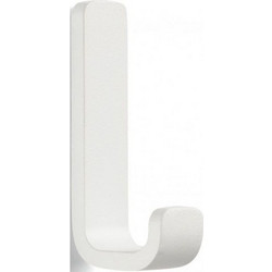 Κρεμάστρα Τοίχου Αλουμινίου 4x2x8,5 Rim White - 14497 By Zone Denmark
