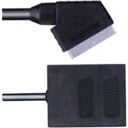 ΚΑΛΩΔΙΟ SCART ΣΕ 2 SCART ΘΗΛΥΚΑ 0.5m ΜΑΥΡΟ SC2030 LZ (ΣΕΤ ΜΕ 5)