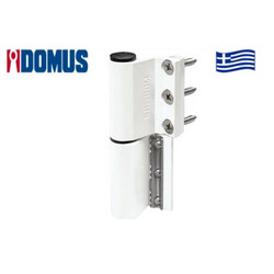 Domus 6850L - Μεντεσές Aλουμινίου Περιμετρικού Διπλός Βαρέως Τύπου σε Χρώμα Λευκό