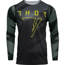 ΜΠΛΟΥΖΑ MX THOR PRIME PRO CAST MILITARY GREEN/BLACK