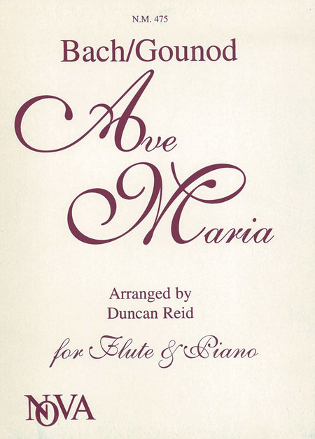 Bach, Gounod - Ave Maria for Flute Βιβλίο για φλάουτο και πιάνο
