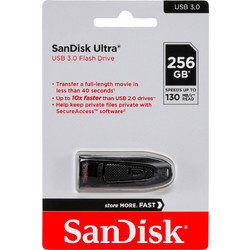 Sandisk Ultra 256GB USB Stick 3.2 Gen 1 με USB-A Μαύρο