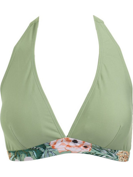 Μαγιό Top Μέντα Εμπριμέ Plus Size