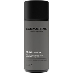 Sebastian Seb Man The Multitasker 3 In 1 Hair Beard Σαμπουάν & Αφρόλουτρο 50ml
