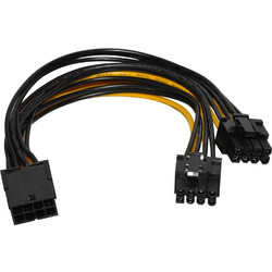 Makki Mining PCI-E Splitter 8pin - 2x 8pin - -CABLE-PCIE8-TO-2x8 - (MAKKI-CABLE-PCIE8-TO-2x8)