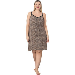 Γυναικείο Animal Print Βαμβακερό Φόρεμα (5211)