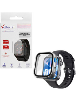 VOLTE-TEL TEMPERED GLASS HUAWEI WATCH FIT 4 1.82" 9H 0.30mm PC EDGE COVER WITH KEY 3D FULL GLUE FULL COVER SILVER