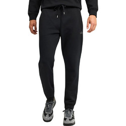 Funky Buddha Ανδρικό Παντελόνι Φόρμας Fleece με Λάστιχο Μαύρο FBM012-050-02