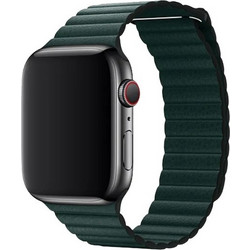 Devia Elegant Λουράκι Δερμάτινο Forest Green (Apple Watch 42 / 44 / 45mm)