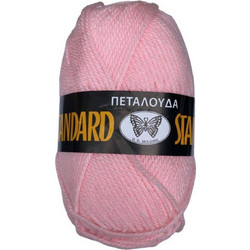 Μαλλί για πλέξιμο STANDARD 100% Ακρυλικό - 6 Ροζ