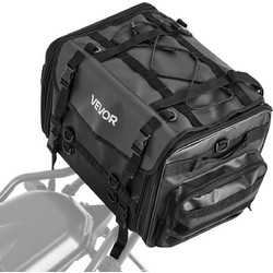 VEVOR Μοτοσυκλετιστική Τσάντα Οπίσθιας Θέσης 40-60L, 23.6 x 12.6 x 12.6 ιν. CWBBL4060L00QEF88003V0