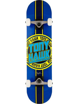 Tony Hawk SS 180+ Complete Badge Logo Blue/Yellow 7.5