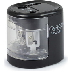Ηλεκτρική ξύστρα μολυβιών Rapesco PS12-USB
