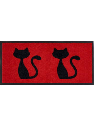 Πατάκι Εισόδου Αντιολισθητικό Emotion-xs 401 Cats Red 40x80εκ Sdim