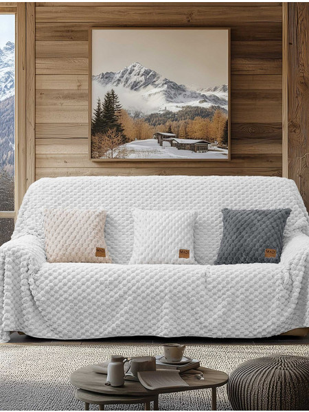 MADI Ριχτάρι Τριθέσιου Καναπέ 180x300 Maisony White