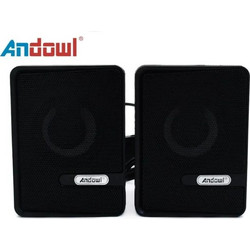Andowl Q-T126 Ηχεία Υπολογιστή 2.0 6W Black
