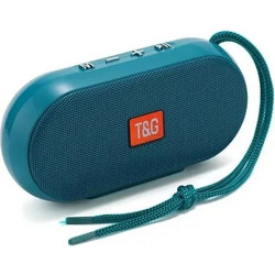 T&G TG-179 Peacock Ηχείο Bluetooth 5W με Ραδιόφωνο Τιρκουάζ