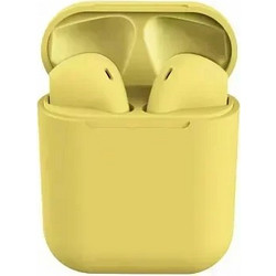 Touch i12 Ακουστικά Bluetooth Earbud Yellow