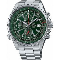 Casio Edifice Ανδρικό Ρολόι Χρονογράφος με Ασημί Μεταλλικό Μπρασελέ EF-527D-3AVUEF
